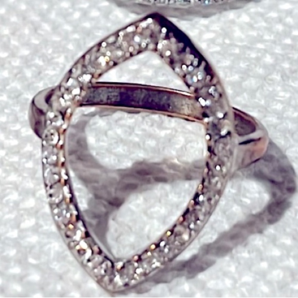 2 Rings cz & silver colored Sz 11 and 10.5 - Picture 6 of 6